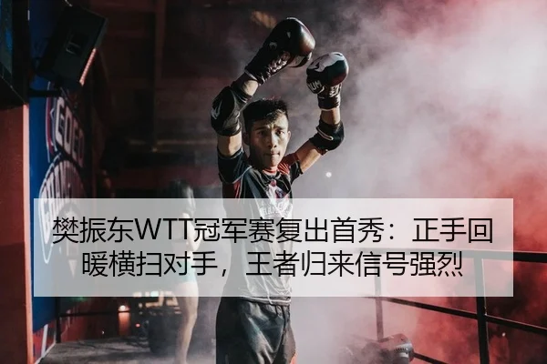 樊振东WTT冠军赛复出首秀：正手回暖横扫对手，王者归来信号强烈